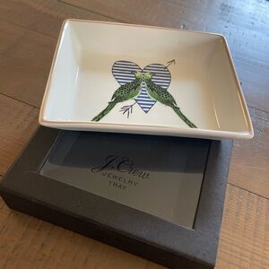J. Crew Parrot Heart Jewelry Tray